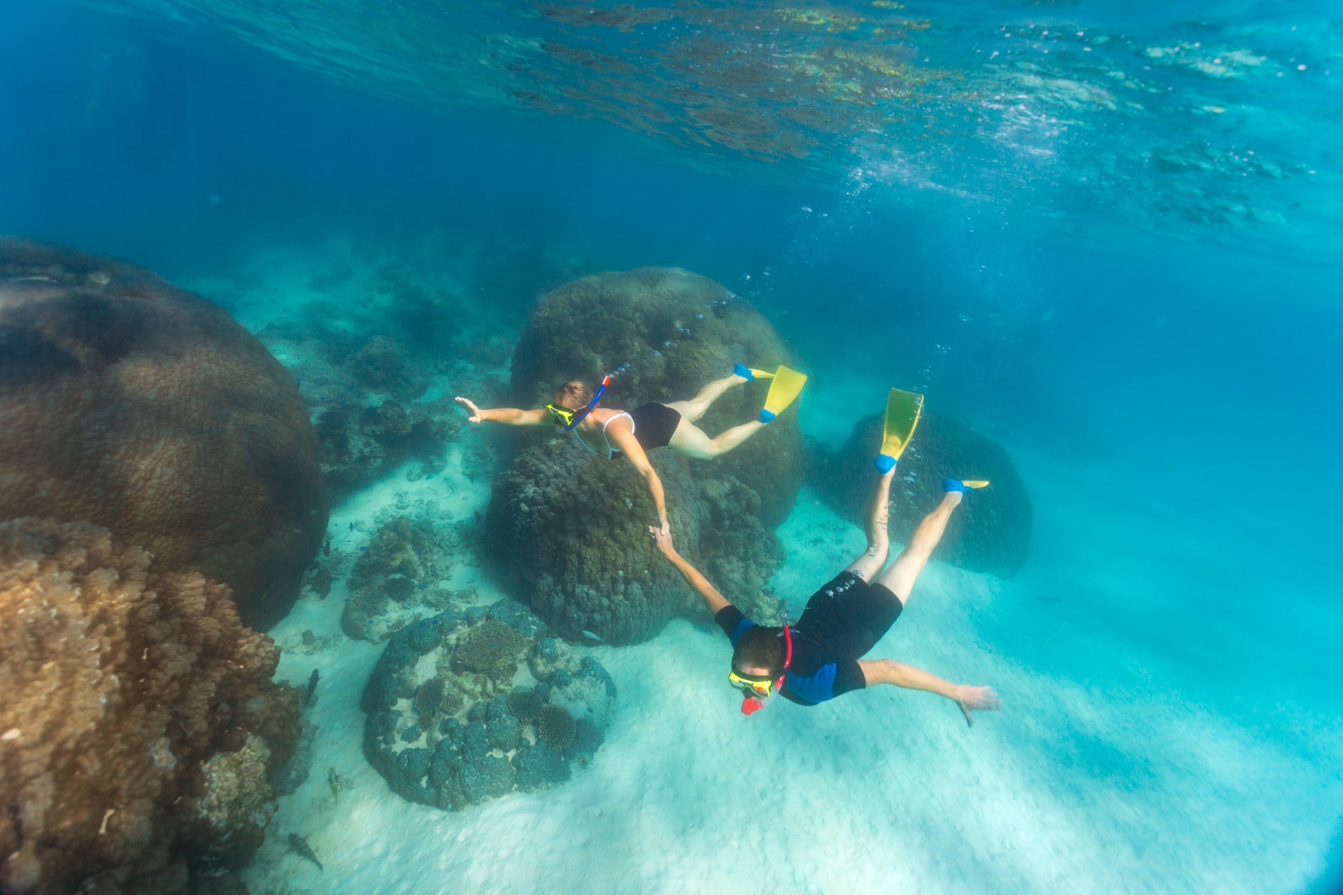 Schnorcheln am Ningaloo Reef. Photo Credit: Tourism Western Australia Schnorcheln am Ningaloo Reef. Photo Credit: Tourism Western Australia